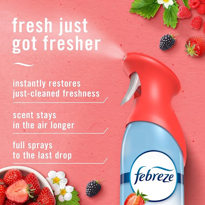 Febreze New & Improved Air Mist, Berry & Bramble Air Freshener, Home and - Image 3