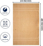 Basic Medium Bath Towels 24x48 Inches – Pack of 6 – Beige Color – Soft and - Image 4