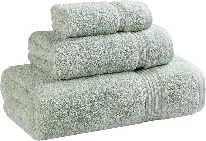 Superior Egyptian Cotton 3-Piece Towel Set, Basic Towels by SUPERIOR