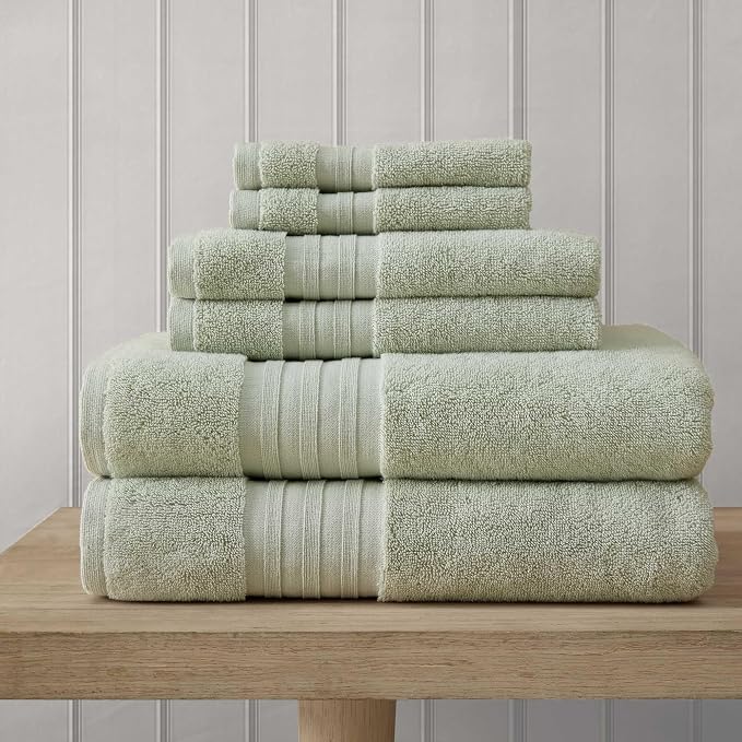 Martha Stewart - Bath Towels, Soft & Absorbent 100% Cotton Towels, Plush 700 GSM - Image 7