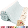 Bazaar Anatolia Turkish Beach Towel – 100% Cotton, Quick Dry, Sand Free Towel by BazaarAnatolia