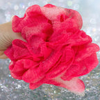 Pink Bath Sponge Pack of 3 – Large Exfoliation Loofahs - Image 2