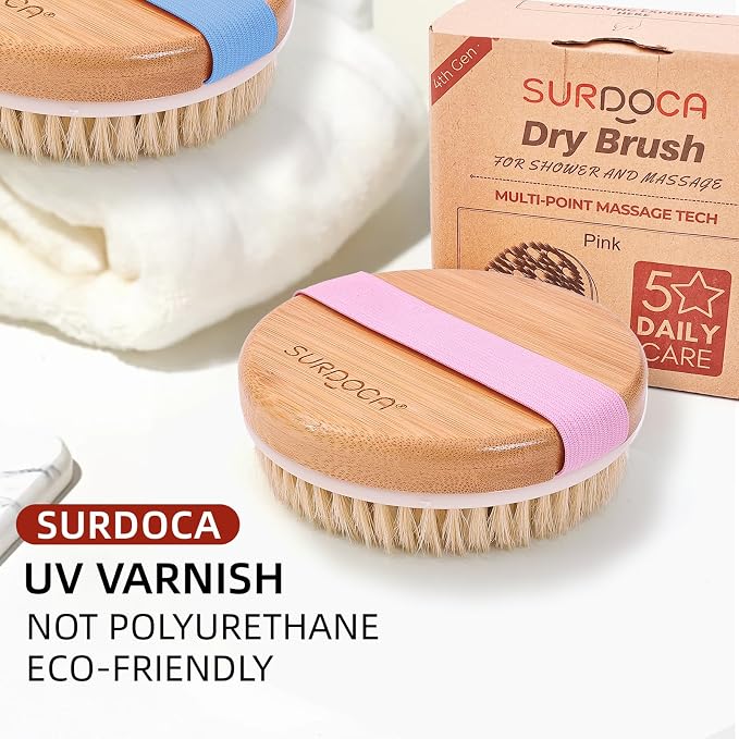 SURDOCA Dry Brushing Body Brush - Image 2