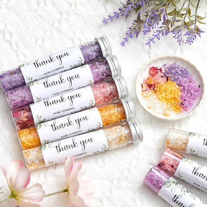 12 Pcs Aromatherapy Bath Salts Test Tube Bath Salts - Image 4