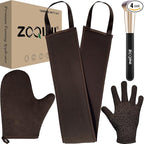 Self Tanning Mitt Kit, Velvety Soft Tanner Mitt and Back Tanning Applicator by ZOQINI