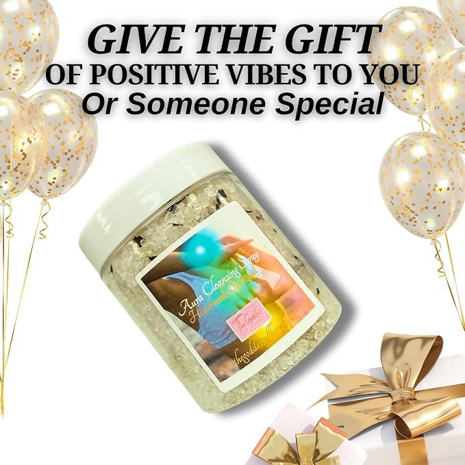 Aura Cleansing Bath Salts – Dead Sea Salt Bath Soak - Image 5