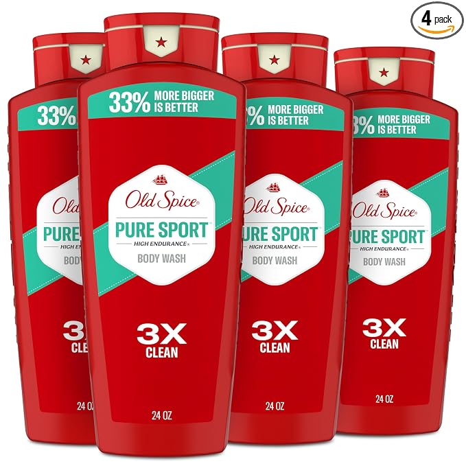 Old Spice Refreshing Body Wash for Men, High Endurance, 3X Defense, 24/7 Shower by OldSpice