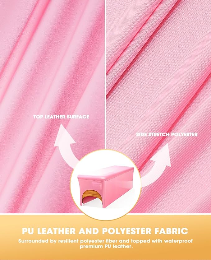 Onism Lash Bed Cover-Wipeable PU Leather Massage Bed Cover, Waterproof - Image 3