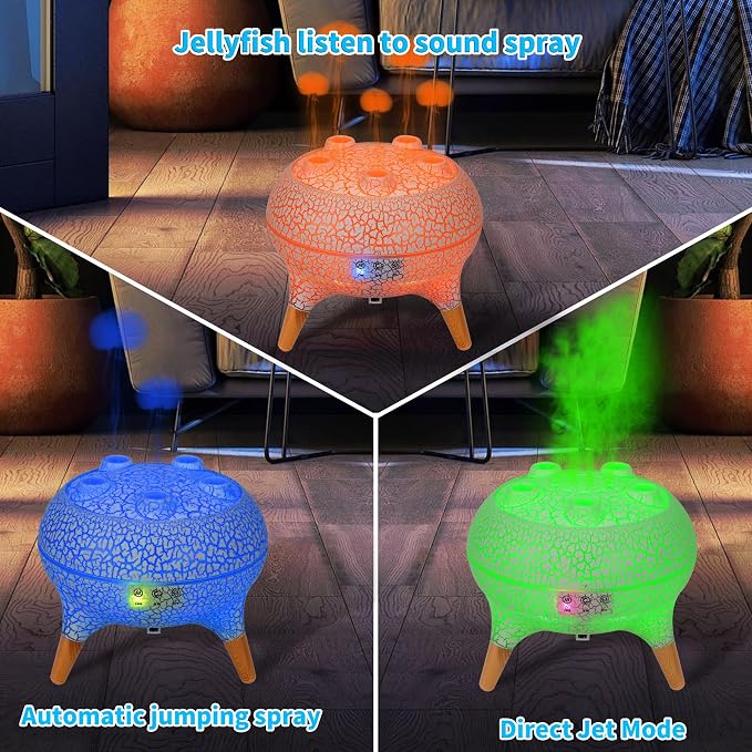 BOHOFAM Jellyfish Essential Oil Diffuser 250ML, Aroma Diffuser Hears Sound to - Image 5