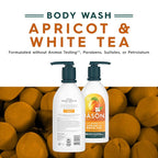 JASON Apricot and White Tea Glowing Body Wash, - Image 2