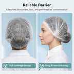 MaopaoBeauty Hair Nets for Food Service Workers -100pcs Disposable Bouffant - Image 6