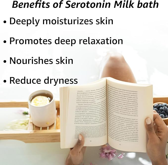 Creamy Coconut Lavender Milk Bath Soak Powder Moisturize Skin Calm Vanilla - Image 2
