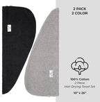 American Soft Linen 100% Cotton Hair Towels - Image 5