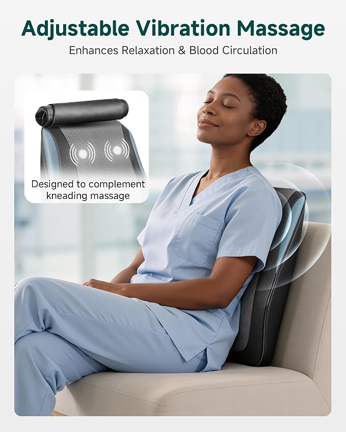 Snailax Back Massager for Back Pain Deep Tissue, Shiatsu Neck Back Massager - Image 5