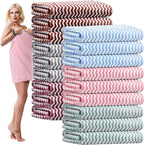 SmoothNovelty 18 Pack Microfiber Bath Towels Bulk 27'' x 60'' Oversized Size by SmoothNovelty
