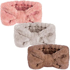 3 Pieces Wash Face Headband Makeup Spa Headband Towel Terry Hair Bands by Hicarer