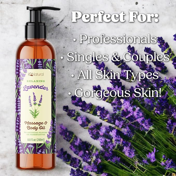 IQ Natural Organic Lavender Body Oil - Image 4