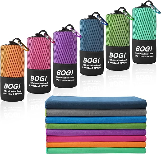 BOGI Microfiber Travel Sports Towel by BOGI