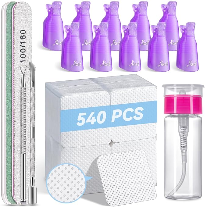 TsMADDTs Nail Polish Gel Remover Tools Kit by TsMADDTs