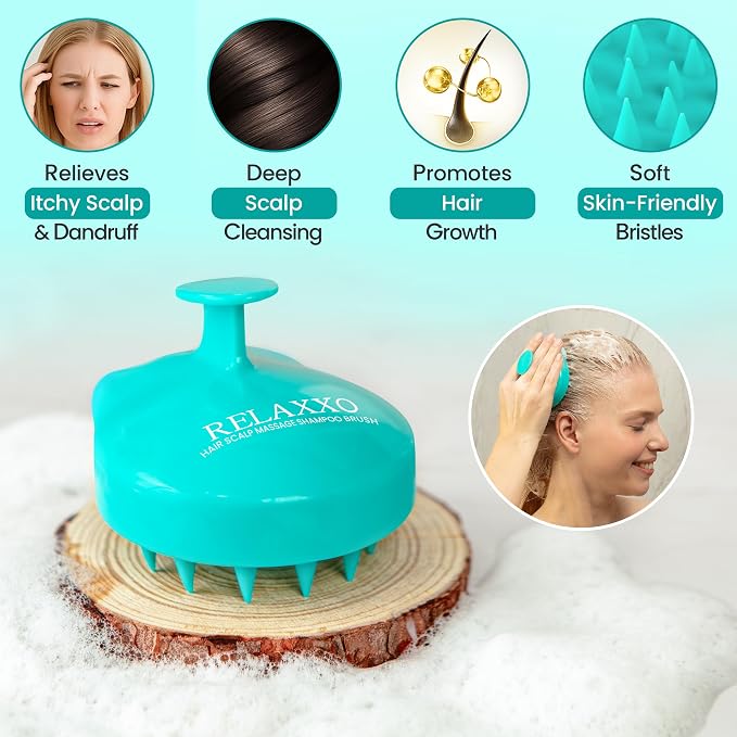 RELAXXO Scalp Massager Hair Growth – Exfoliator & Hair Scrubber - Image 2