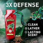 Old Spice Cleansing Body Wash for Men, 3X Defense, 24/7 Shower Fresh - Image 2