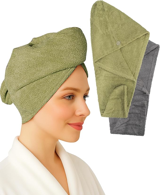 Textila 100% Cotton Hair Wrap Towels by Textila+Stores