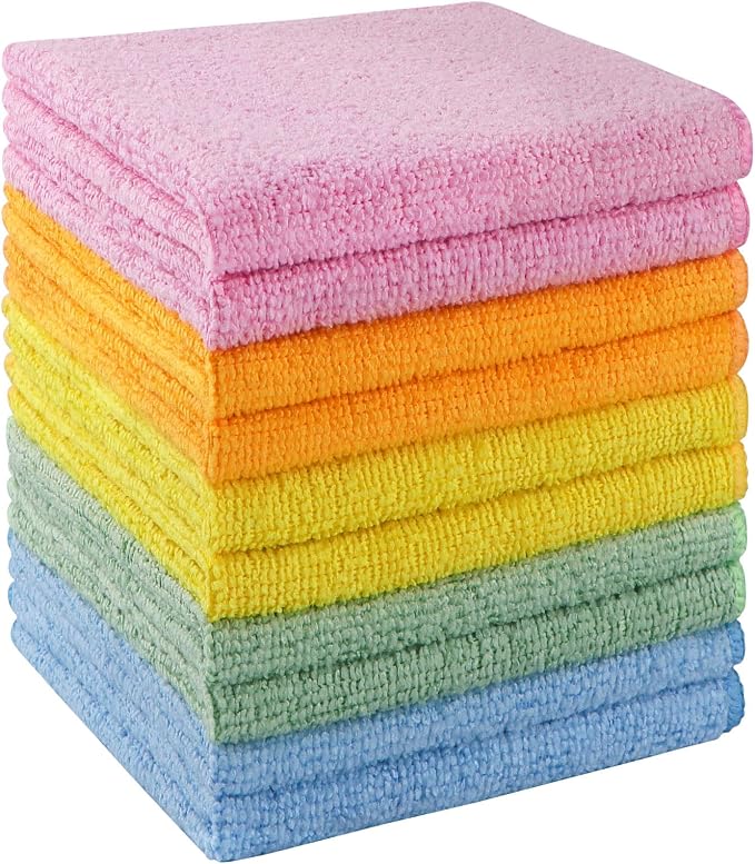 UNIMADE Washcloths Bulk 10 Pack Face Towels, Highly Soft Wash Cloths and Hand by Unimade