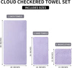 Extra Large Bath Towel Set of 6, Oversized Bath Sheet Super Soft Highly - Image 7