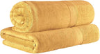 Superior Egyptian Cotton Pile Heavyweight Bath Sheet Set, Oversized Ultra Soft - Image 2
