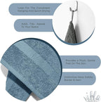 100% Cotton Bath Towel Set of 18-4 Bath Towels, 6 Hand Towels, 8 Wash Cloths - Image 4