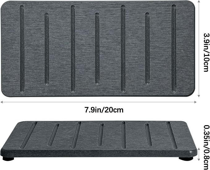 2PCS Water Absorbing Stone Tray - Image 5