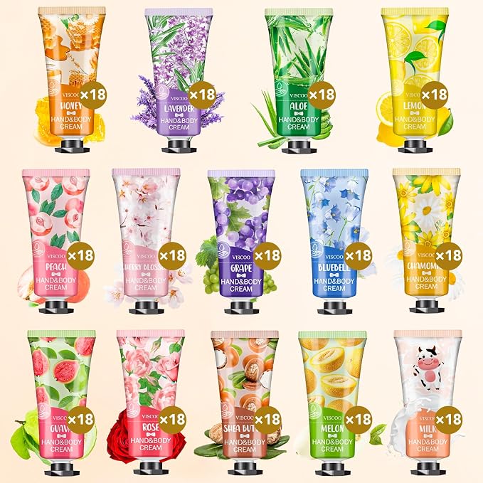 VISCOO 252 Pack Hand Cream Gifts Set - Image 8