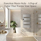 Electric Towel Warmer, Heated Towel Rack - Image 3