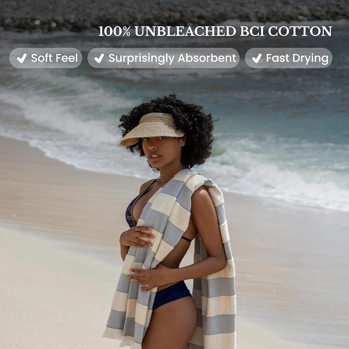 Lightweight Turkish Beach Towel - Image 4