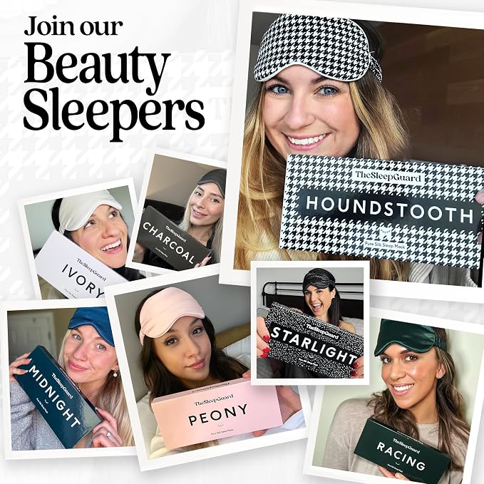 TheSleepGuard Pure Silk Sleep Mask Light Blocking Travel Essentials. Eye Masks - Image 7