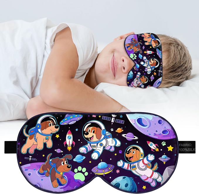 Silk Kids Sleep Mask: 100% Mulberry Silk Eye Mask, Sleeping Masks by Unknown
