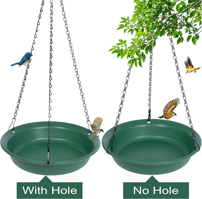 VUWEZ Hanging Bird Feeder & BirdBath - Image 2
