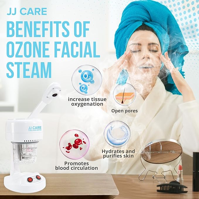 JJ CARE Ozone Facial Steamer Tabletop - Image 3