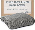 Pure 100% Linen Bath Towel by THINGSTORIES