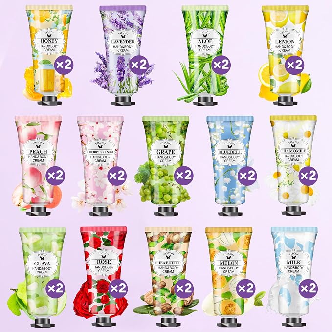 VISCOO 28 Pack Hand Cream Gifts Set - Image 6