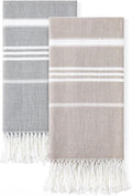 2 Packs Cotton Turkish Beach Towels Sand Free Quick Dry Oversized Bath Pool by ANTFUNYgivesmorechoices