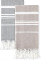 2 Packs Cotton Turkish Beach Towels Sand Free Quick Dry Oversized Bath Pool by ANTFUNYgivesmorechoices