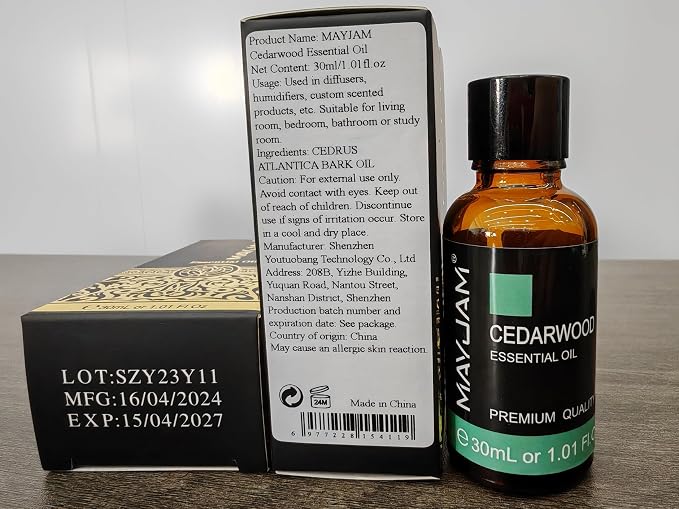 Cedarwood Essential Oil 1.01fl.oz/30ML, MAYJAM Premium Cedarwood Oil - Image 9