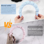 Ztomine Face Wash Headband, Puffy Makeup Headbands - Image 3