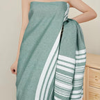 Goroly Home Cotton Turkish Peshtemal Beach Towel, Extra Large, Thin Quick Dry - Image 2