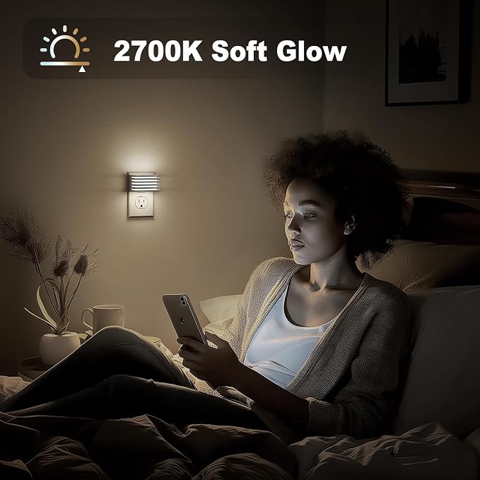 JandCase LED Night Light, Night Lights Plug into Wall - Image 4