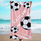 Personalized Beach Towel With Name, Custom Beach Towel with Text, Customized by JML