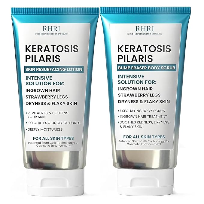 KP Bump Eraser Body Set with 10% AHA | Keratosis Pilaris Treatment | Keratosis by RidaHairResearchInstitute