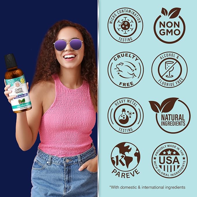 GuruNanda CocoMint Oil Pulling Mouthwash - Image 8