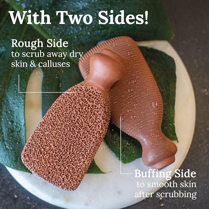 Pumice Stone for Feet Lasts 5+ Years Foot Exfoliator Scrubber Callus Remover - Image 3